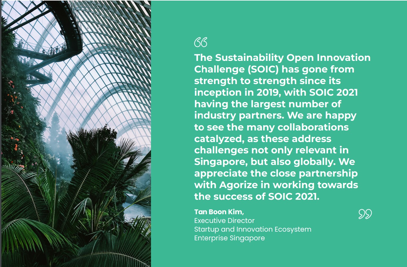 3 Accelerate Innovation to Build a Sustainable Singapore Accelerate Innovation to Build a Sustainable Singapore 3