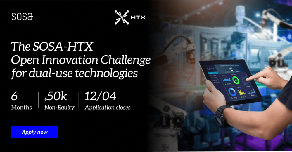 The SOSA-HTX Open Innovation Challenge for Dual-Use Technologies