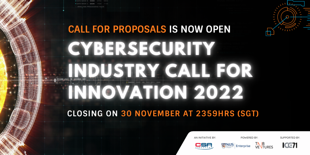 Cybersecurity Industry Call for Innovation (CyberCall) 2022