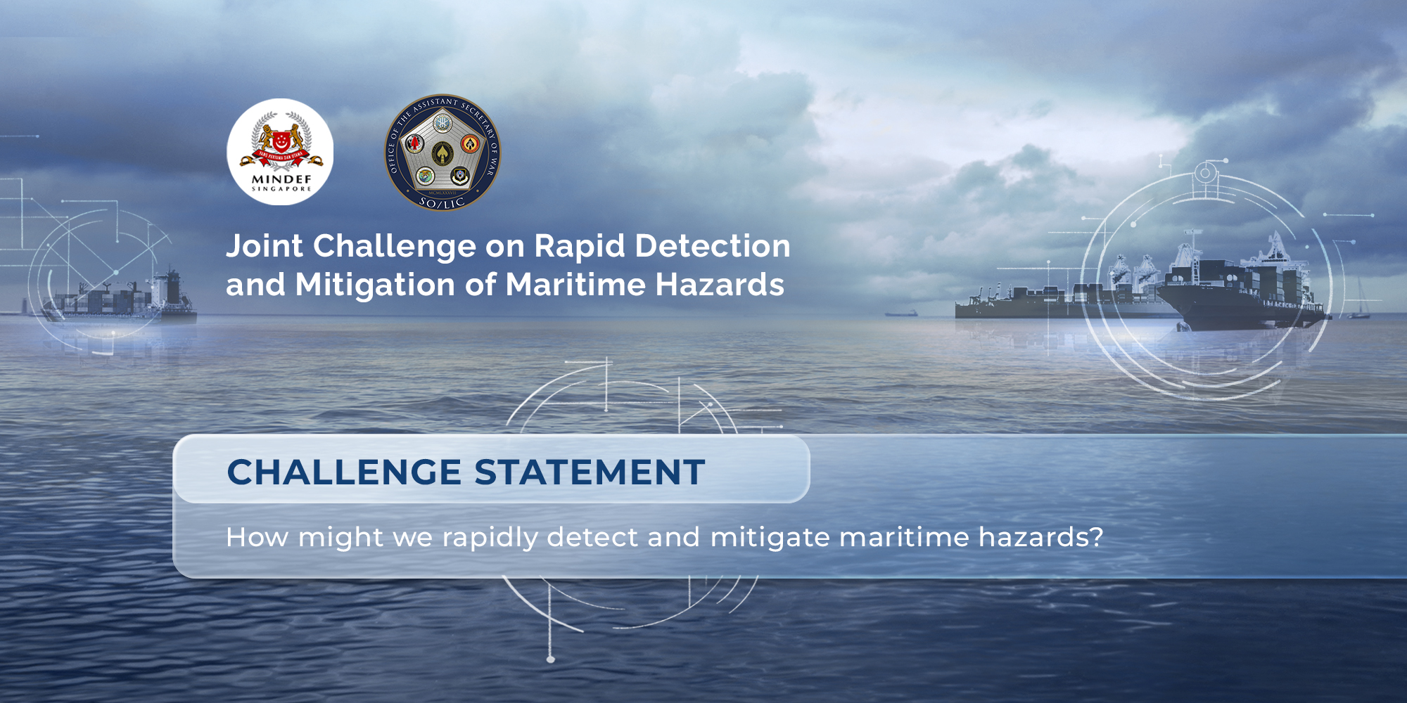 Joint Challenge on Rapid Detection and Mitigation of Maritime Hazards