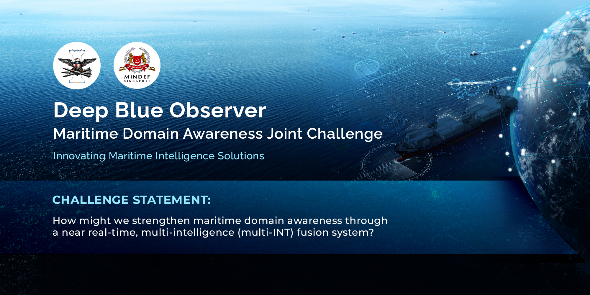 Deep Blue Observer Maritime Domain Awareness Joint Challenge