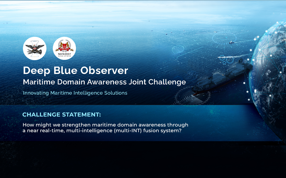 Deep Blue Observer Maritime Domain Awareness Joint Challenge