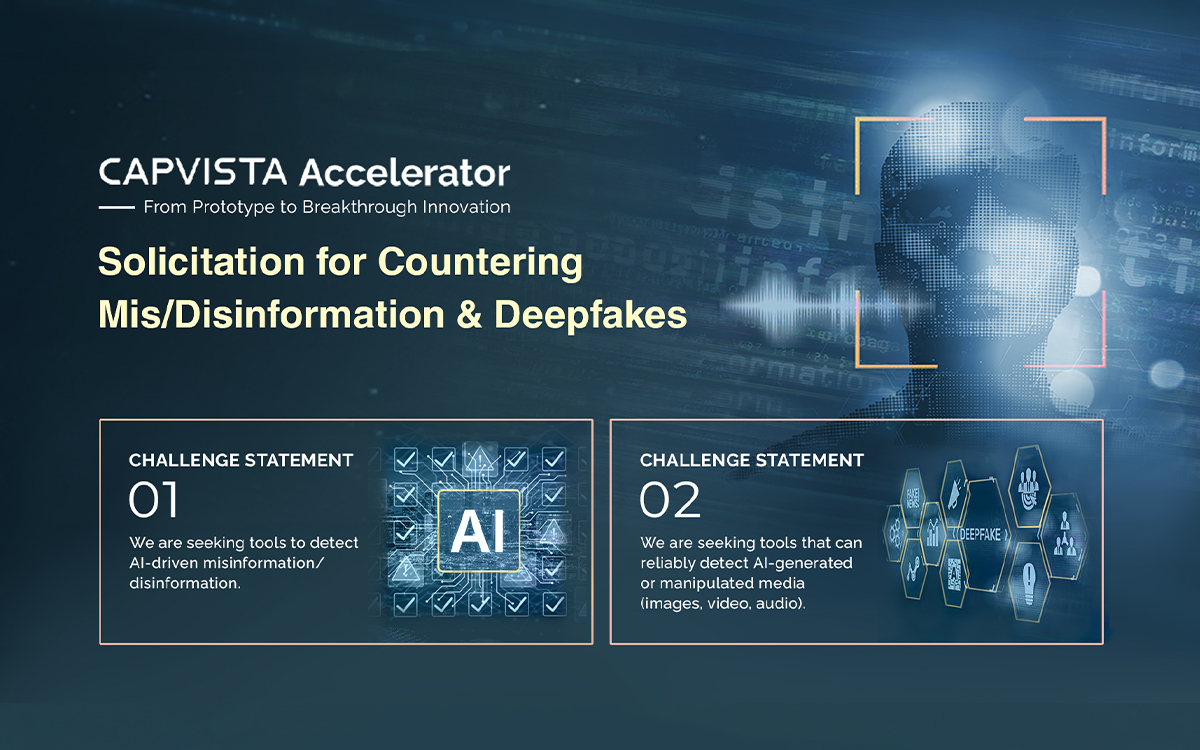 Solicitation for Countering Mis/Disinformation & Deepfakes
