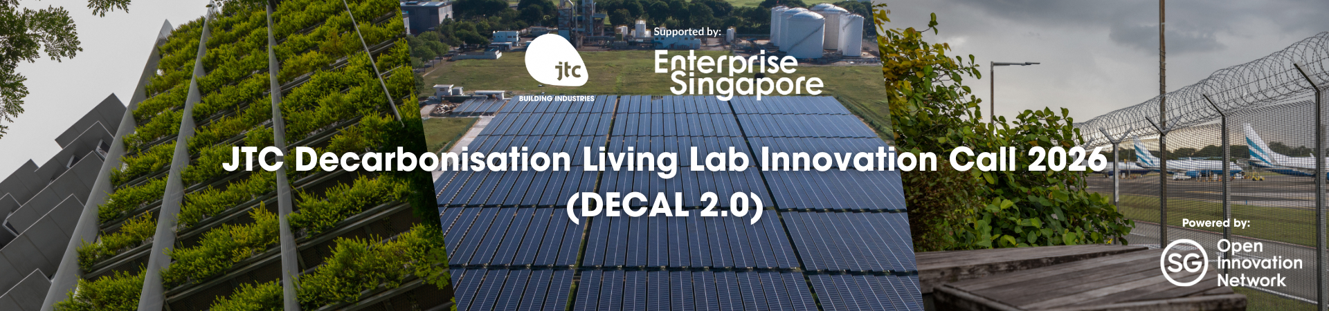 JTC Decarbonisation Living Lab Innovation Call 2026 (DECAL 2.0)